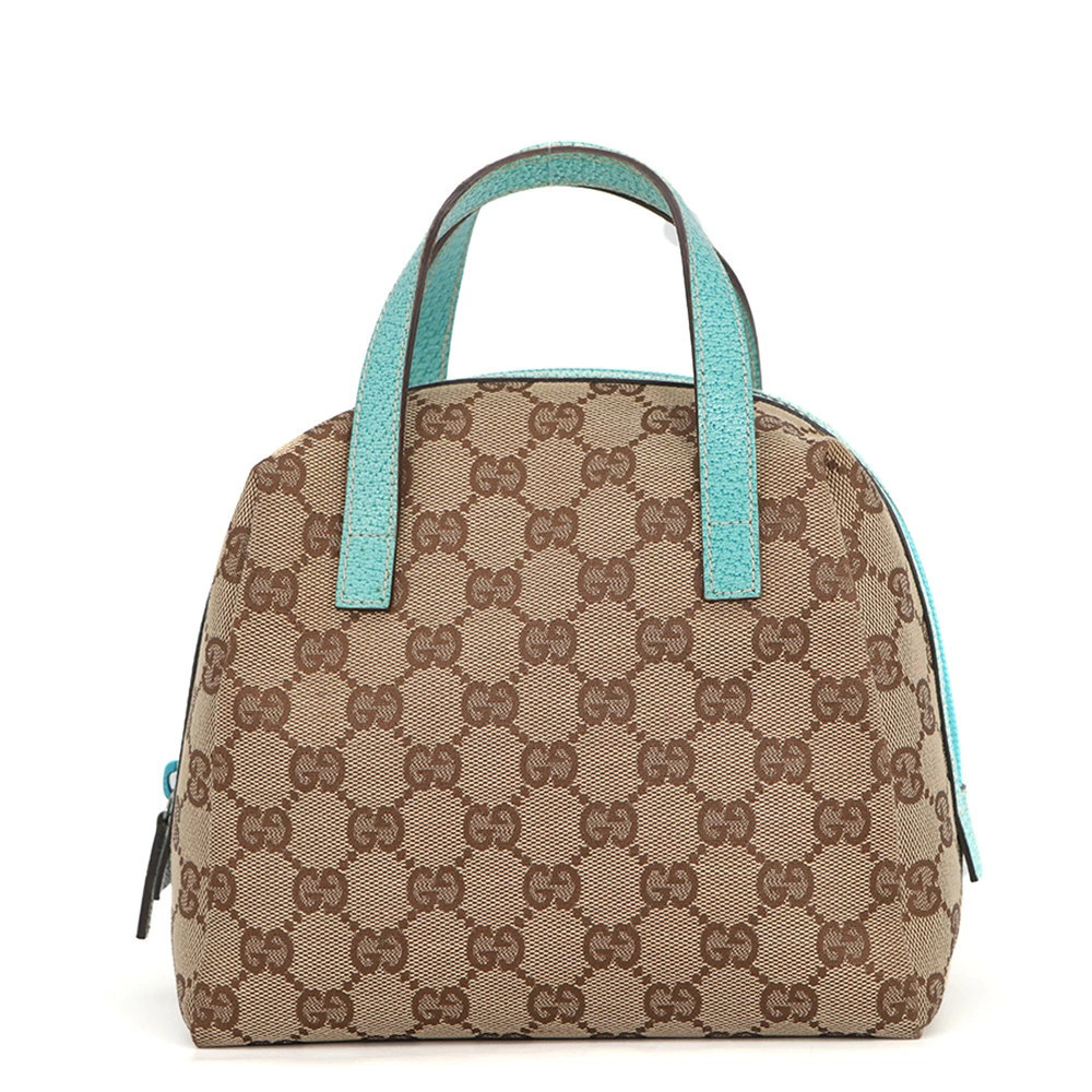 Gucci handbag GG canvas leather bag